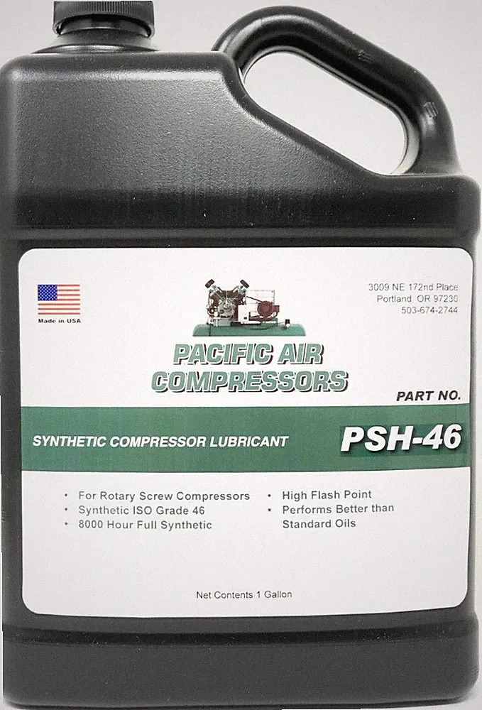 1 Gallon Rotary Screw Air Compressor Synthetic Oil PAO46 8000 Hour Lubricant