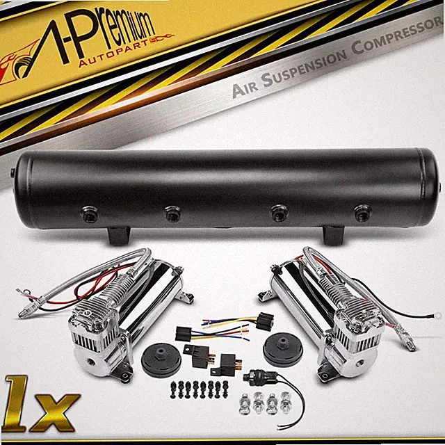 A-Premium Air Suspension Compressor for 5 Gallon Air Tank 180psi Pressure Switch