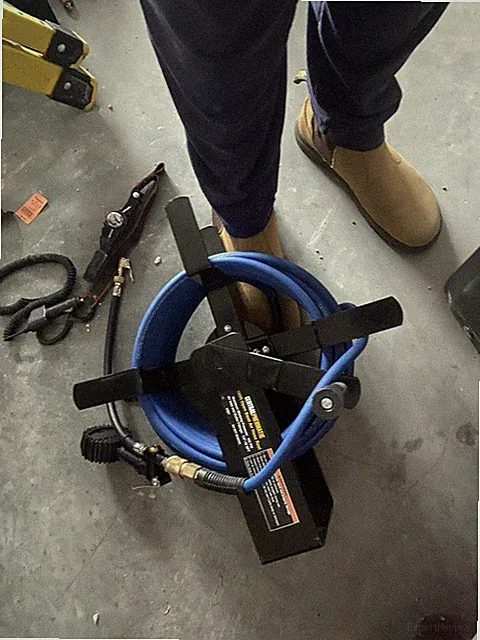 Blue Black Air Hose Reel for Air Compressor