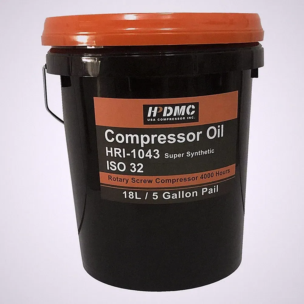 ISO 32 Grade 4000 Hour Rotary Screw Air Compressor Lubricating Oil 5 Gallon Pail