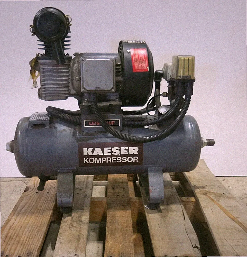 KAESER GERMAN KC125-20 AIR COMPRESSOR 20L 5 GALLON .75KW 1400 RPM