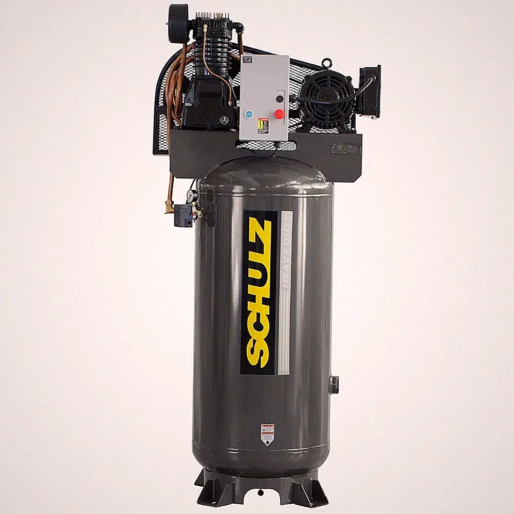 SCHULZ 5 HP Vertical Air Compressor 80 Gal 20 CFM 230V 1 PH