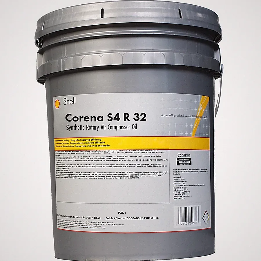 Shell Corena S4 R 32 Synthetic Air Compressor Oil, 1 - 5 Gallon Pail | 550026716